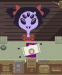 bell book clock clothed clothing document female lever metric_unit multi_eye number passport solo unit watch sulfurado papers_please undertale undertale_(series) muffet arachnid arthropod humanoid monster spider low_res