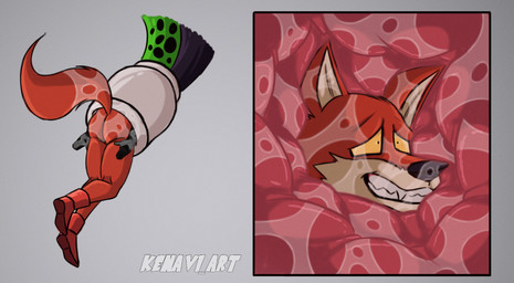 anthro bodily_fluids cell_tail digestion drooling duo energy_drain fur green_tail internal long_tail male male/male male_prey red_body red_fur safe_vore saliva slime soft_vore struggling struggling_prey tail tail_bulge tail_fetish tail_mouth tail_play tail_vore unusual_anatomy unusual_tail vore wet kenavi_art dragon_ball basil_(dragon_ball) cell_(dragon_ball) bio-android_(dragon_ball) canid canine canis humanoid mammal wolf hi_res