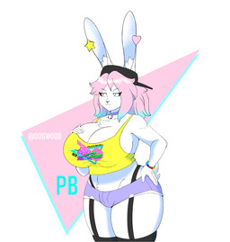 anthro bell bell_choker big_breasts blue_eyes bottomwear breast_squish breasts bulge choker cleavage clothed clothed_anthro clothed_gynomorph clothed_intersex clothing crop_top curvy_figure gynomorph gynomorph_anthro hair hand_on_own_breast hat headgear headwear hotpants intersex intersex_anthro jewelry necklace pink_hair shirt shorts simple_background slightly_chubby slightly_chubby_gynomorph slightly_chubby_intersex solo squish thick_thighs topwear voluptuous voluptuous_anthro voluptuous_gynomorph white_background white_body wide_hips dogw00d pb_(theycallhimcake) lagomorph leporid mallkin mammal rabbit 2023 absurd_res digital_media_(artwork) hi_res busty_boy_(lore) male_(lore)