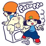 amplifier anthro anus backsack balls beanie bottomwear butt chibi clothed clothing electronics floppy_ears footwear genitals hat headgear headwear looking_back male microphone oversized_bottomwear oversized_clothing oversized_pants pants pantsless presenting presenting_hindquarters shirt shoes simple_background smoking sneakers solo tail tank_top topwear young_adult hpyononyo parappa_the_rapper sony_corporation sony_interactive_entertainment parappa canid canine canis domestic_dog mammal absurd_res hi_res