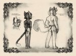 anthro butt clothed clothing duo fluffy fluffy_tail male smile smirk surprised_face tail text underwear underwear_only fablepaint lackadaisy mordecai_heller nicodeme_savoy domestic_cat felid feline felis mammal english_text hi_res tagme