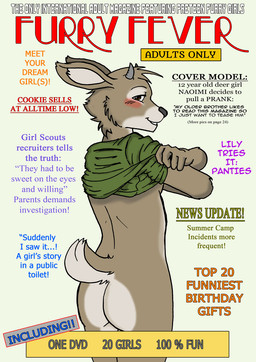 anthro blush butt cervine clothing cub deer english_text female horn loli magazine magazine_cover mammal presenting shirt smile smirk solo text thevictor yellow_eyes young
Rating: Questionable
Score: 8
User: AbominableToaster
Date: December 15, 2014 anthro blush butt cervine clothing cub deer english_text female horn loli magazine magazine_cover mammal presenting shirt smile smirk solo text thevictor yellow_eyes young
Rating: Questionable
Score: 8
User: AbominableToaster
Date: December 15, 2014