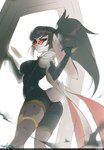 alternate_species anthro beverly_(athiesh) big_breasts bodysuit breasts butt cape clothing cosplay eyewear female glasses hair hi_res kardie lagomorph league_of_legends leporid mammal ponytail rabbit riot_games skinsuit solo tencent tight_clothing vayne_(lol)