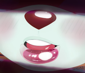anthro blush close-up female fur glistening glistening_lips glistening_nose lips lipstick makeup open_mouth open_smile pink_lipstick smile smiling_at_viewer steam tan_body tan_fur white_body white_fur foxmama sega sonic_the_hedgehog_(series) vanilla_the_rabbit lagomorph leporid mammal rabbit hi_res