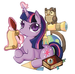 book brown_body brown_feathers cutie_mark domestic_pet duo feathered_wings feathers female feral fur hair horn levitation loose_feather magic multicolored_hair paper purple_body purple_eyes purple_fur purple_hair quadruped quill scroll tail telescope two_tone_hair wings writing_text bluecat_120436_(pixiv) friendship_is_magic hasbro my_little_pony mythology owlowiscious_(mlp) twilight_sparkle_(mlp) avian bird equid equine mammal mythological_creature mythological_equine owl unicorn 2013 low_res