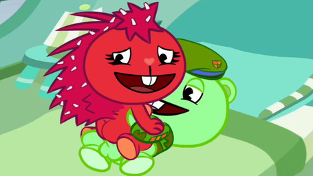 anthro anthro_penetrated bedroom big_penis duo female female_penetrated genitals gentle_sex happy happy_sex male male/female male_penetrating male_penetrating_female penetration penile penile_penetration penis sex teeth tongue smexer happy_tree_friends flaky_(htf) flippy_(htf) bear mammal porcupine rodent 16:9 animated high_framerate widescreen