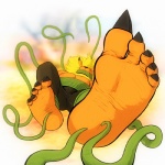 2013 5_toes barefoot big_feet blonde_hair bondagefanart bound claws clothing digimon feline foot_focus hair hindpaw leomon lion male mammal mane pants paws solo tentacles tickling tickling_feet toe_claws toes vines
Rating: Safe
Score: 8
User: Stormsoul22
Date: October 21, 2013
