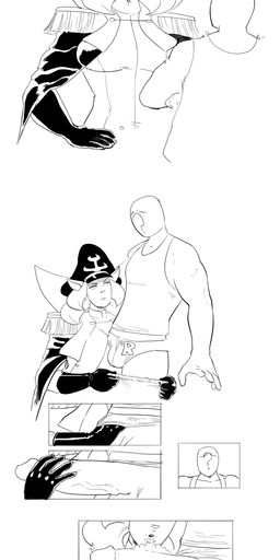 ?_face anthro ball_fondling balls big_penis black_clothing black_gloves black_handwear bodily_fluids boots bottomwear bottomwear_down breath clothed clothing cum cumshot duo ejaculation excessive_cum excessive_genital_fluids female fondling footwear genital_fluids genitals gloves handjob handwear holding_penis human_on_anthro interspecies larger_female male male/female muscular muscular_male orgasm pants pants_down partially_clothed penile penis sex shirt shoes simple_background size_difference smaller_male tank_top topwear underwear undressing white_background necrolepsy hanna-barbera swat_kats anon turmoil_(swat_kats) domestic_cat felid feline felis human mammal 2020 absurd_res black_and_white hi_res monochrome