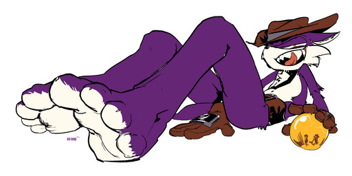4_toes anthro claws countershade_feet countershading feet foot_fetish looking_at_viewer male sharp_teeth soles solo teeth toe_claws toes tongue tongue_out two_tone_feet jibjoblemeza sega sonic_the_hedgehog_(series) fang_the_hunter dipodid jerboa mammal rodent hi_res
