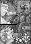 attack bestiality bodily_fluids bra breasts canid canine canis clothing comic cum domestic_dog dominant dominant_male duo erection fellatio female female_on_feral female_penetrated feral feral_penetrating feral_penetrating_human forced forced_oral forest fur genital_fluids genitals greyscale hand_on_head human human_on_feral human_penetrated interspecies knot loki_(artist) male male/female male_on_human male_penetrating male_penetrating_female mammal monochrome nipples oral oral_penetration outside penetration penile penis peril plant rape rape_face saliva sex teeth tree unconscious underwear vein veiny_knot veiny_penis wolf wood wounded