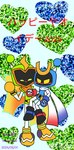 antennae_(anatomy) bomber_antenna cybernetics duo lgbt_pride lgbtq machine male male/male sweetwolf05 bomberman konami super_bomberman_r super_bomberman_r_2 magnet_bomber plasma_bomber android bomber-cyborg cyborg humanoid robot