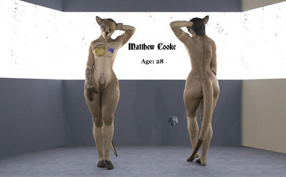 anthro erection femboy genitals male nude nude_anthro nude_male penis solo tattoo perturbedmania matthew_cooke kangaroo macropod mammal marsupial 3d_(artwork) daz_studio_(artwork) digital_media_(artwork) hi_res model_sheet