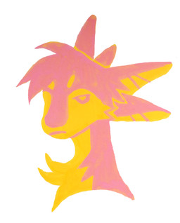 4_ears ambiguous_gender anthro bangs chest_tuft eyebrows feathers fur hair half-closed_eyes looking_at_viewer multi_ear narrowed_eyes pink_body simple_background simple_coloring solo tuft unimpressed white_background yellow_body fenya208 fyr_(fenrir784) avali avian bird 2025 acrylic_painting_(artwork) bust_portrait colored hi_res lineless painting_(artwork) portrait traditional_media_(artwork) traditional_painting_(artwork)