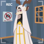 1:1 2d_animation absurd_res angel animated clothing deer female hi_res intersex intersex/female long_playtime male male/female maleherm mammal nun nun_habit nun_outfit religious_clothing solo sound webm welwilliam
