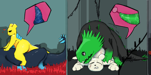 3_fingers ambiguous_penetration anthro anthro_on_feral anthro_penetrated bestiality big_dom_small_sub bite_mark black_body black_grass black_sclera blue_face blue_markings blue_penis bodily_fluids breath cat_smile claws clenched_teeth cowgirl_position cutaway dominant dominant_anthro dominant_female dominant_feral dominant_male dorsal_ridge duo eye_scar eyelashes eyes_closed facial_scar female female_dominating_male female_on_feral female_penetrated female_rape female_raped female_raping_male feral feral_dominating_anthro feral_penetrating feral_penetrating_anthro fingers forced from_behind_position from_front_position genital_fluids genitals grass green_face green_markings green_penis grey_sky hand_on_back hand_on_chest hand_on_shoulder head_ridge heart_symbol holding_melee_weapon holding_object holding_weapon internal internal_vaginal larger_male leg_markings lidded_eyes lying male male/female male_dominating_female male_feral male_penetrating male_penetrating_female male_rape male_raped male_raping_female markings melee_weapon mounting on_back on_bottom on_front on_top open_mouth outside penetration penile penile_penetration penis penis_in_vagina pinned pinned_to_ground plant polearm predator/prey prone_bone_position pupils quadruped rape red_body red_face red_grass red_markings red_penis role_reversal round_ears ruins saliva saliva_string scar scratches semi-anthro sex sharp_teeth simple_eyes size_difference sky small_dom_big_sub smaller_female smaller_penetrated socks_(marking) spear speed_bump_position submissive submissive_anthro submissive_female submissive_feral submissive_male tail tail_ridge tapering_penis teeth threatening threatening_with_weapon uterus vaginal vaginal_fluid_string vaginal_fluids vaginal_fluids_on_penis vaginal_penetration vines vulva weapon welling_tears white_body white_pupils x_pupils yellow_body holemann rain_world videocult hunter_(rain_world) monk_(rain_world) survivor_(rain_world) blue_lizard_(rain_world) green_lizard_(rain_world) lizard_(rain_world) red_lizard_(rain_world) slugcat hi_res multiple_images