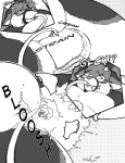 ?! anthro ball_inflation ballbusting balls balls_expansion belly belly_expansion belly_inflation big_balls biped bodily_fluids bound bursting canid canine castration catheter cock_and_ball_torture comic creaking cum cum_inflation cum_inside cum_tube different_sound_effects dominant dominant_male drakemohkami duo english_text excessive_cum excessive_genital_fluids expansion explosion forced fur generation_4_pokemon genital_expansion genital_fluids genital_mutilation genital_torture genitals gluck hose_in_mouth hose_in_penis hose_in_urethra hose_inflation hyper inflation lucario male male/male mammal medical_instrument monochrome mutilation nintendo onomatopoeia oral_tube penetration penis pokemon pokemon_(species) popping questioning_tone scientific_instrument shortened_sound_effect sound_effect_variant sound_effects strain_(sound_effect) straining submissive submissive_male swallowing_sound_effect text tube urethral urethral_penetration urethral_tube violence vowelless vowelless_sound_effect