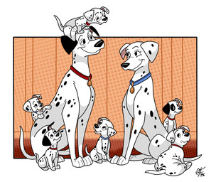 anniversary black_nose black_spots blue_collar collar female feral floppy_ears fur group heterochromatic_ears male red_collar romantic romantic_couple spots white_body white_fur unclescooter 101_dalmatians disney freckles_(101_dalmatians) lucky_(101_dalmatians) patch_(101_dalmatians) penny_(101_dalmatians) pepper_(101_dalmatians) perdita pongo rolly_(101_dalmatians) canid canine canis dalmatian domestic_dog mammal 2026 daughter_(lore) father_(lore) father_and_child_(lore) father_and_daughter_(lore) father_and_son_(lore) mother_(lore) mother_and_child_(lore) mother_and_daughter_(lore) mother_and_father_(lore) mother_and_son_(lore) parent_(lore) parent_and_child_(lore) parent_and_daughter_(lore) parent_and_son_(lore) son_(lore)