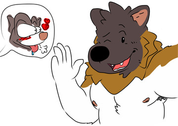 anthro duo male male/male fake_voff ruff_bull voff_akita akita american_akita canid canine canis domestic_dog mammal pit_bull spitz absurd_res hi_res