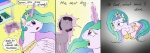 2011 comic cutie_mark cyb3rwaste drake duo english_text equine female feral friendship_is_magic fur hair horn magic male multi-colored_hair my_little_pony necklace pad plain_background princess_celestia_(mlp) purple_eyes text tiara white_fur winged_unicorn wings
Rating: Safe
Score: 4
User: Gilda_The_Gryphon
Date: January 25, 2013