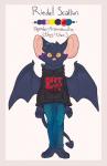 2016 3_toes 5_fingers bat big_ears border bottomwear character_name cheek_tuft chiropteran_demon clothed clothing conditional_dnp demon denim denim_bottomwear denim_clothing english_text facial_tuft feet fingers front_view fur grey_body grey_fur head_tuft hi_res highlights_(coloring) hoodie jeans lamm male mammal membrane_(anatomy) microbat model_sheet neck_tuft pants pink_border pink_nose pronouns purple_highlights riedel_scallion simple_background solo spade_tail tail text thin_tail toes topwear trans_(lore) trans_man_(lore) tuft wings yellow_eyes