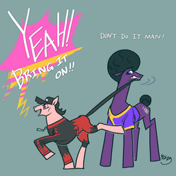 afro black_bottomwear black_cap black_clothing black_hair black_jacket black_pants black_topwear bottomwear clothing cutie_mark fur hair holding_tail jacket male pants pink_body pink_fur ponification purple_body purple_clothing purple_eyes purple_fur purple_shirt purple_t-shirt purple_topwear red_eyes shirt solo stripes t-shirt tail topwear yellow_stripes ziznine69 disney hasbro motorcity my_little_pony dutch_gordy texas_(motorcity) 1:1