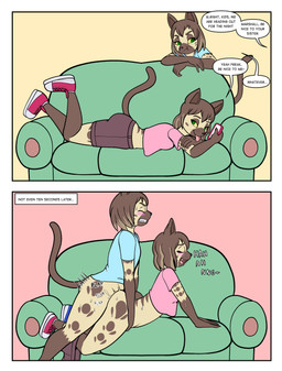 adolescent adolescent_on_adolescent ambiguous_penetration anthro anthro_on_anthro anthro_penetrated anthro_penetrating anthro_penetrating_anthro bottomless breasts brother_penetrating_sister clothed clothing dialogue duo female female_penetrated furniture looking_pleasured male male/female male_penetrating male_penetrating_female midriff penetration penile penile_penetration sex shoes_without_bottomwear side_view simple_background sofa text young young_female young_male young_on_young young_penetrated young_penetrating fourssss domestic_cat felid feline felis mammal 2025 absurd_res comic digital_drawing_(artwork) digital_media_(artwork) english_text hi_res brother_(lore) brother_and_sister_(lore) incest_(lore) sibling_(lore) sister_(lore)