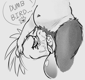 1_eye ambiguous_gender ambiguous_penetrated anthro anthro_on_anthro anthro_penetrated anthro_penetrating anthro_penetrating_anthro balls belly big_balls big_belly big_butt big_penis black_eyes black_tears bodily_fluids butt deep_throat disembodied_head duo erection eye_roll faceless_character faceless_male fellatio fur genitals grey_body grey_fur grey_hair hair horn huge_balls humanoid_genitalia humanoid_penis looking_up male male/ambiguous male_penetrating male_penetrating_ambiguous multicolored_body multicolored_fur multicolored_skin navel nude open_mouth oral oral_penetration penetration penile penile_penetration penis penis_in_mouth pubes pupils sex simple_background slightly_chubby slightly_chubby_anthro slightly_chubby_male smile speech_bubble tail talking_to_another tears text thick_thighs tongue tongue_out tongue_out_fellatio tuft two_tone_body two_tone_fur two_tone_skin white_eyes white_penis white_sclera wide_hips 1mp halo_(series) microsoft xbox_game_studios kiggy prince_gamon_(1mp) alien bovid caprine caprine_demon demon imp kig-yar mammal reptile scalie 2025 artist_name dated digital_drawing_(artwork) digital_media_(artwork) english_text greyscale monochrome shaded sketch
