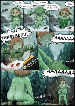 blind blood bodily_fluids breasts butt butt_focus clothing dialogue disability duo eyeless female feral flaccid foreskin genitals male medium_breasts nipples nude open_mouth penis pubes screaming teeth text torn_clothing violence vulva greenbuncafe roadkill_(greenbuncafe) sodacan_(greenbuncafe) avian bird goblin gull humanoid lari larid undead zombie absurd_res colored comic digital_drawing_(artwork) digital_media_(artwork) english_text hi_res shaded signature