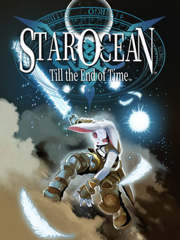 armor biped box_art crouching feathers fighting_pose male melee_weapon pose solo space star sword title weapon maiconsandey square_enix star_ocean star_ocean_till_the_end_of_time c_(alexthenarehate) fayt_leingod lagomorph leporid mammal rabbit 2026 3:4 absurd_res colored detailed digital_drawing_(artwork) digital_media_(artwork) full-length_portrait hi_res portrait shaded