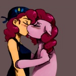 bestiality dual_persona duo female female/female female_on_feral feral hair human_on_feral interspecies kiss_on_lips kissing pink_hair selfcest square_crossover jobo37 kevinsano third-party_edit friendship_is_magic hasbro my_little_pony pinkie_pie_(mlp) earth_pony equid equine horse human mammal pony 1:1 digital_media_(artwork)