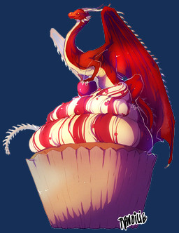 cupcake feral food horn membrane_(anatomy) membranous_wings simple_background solo tail transparent_background wings ravoilie european_mythology mythology dragon mythological_creature mythological_scalie scalie western_dragon 2015 alpha_channel digital_media_(artwork) hi_res