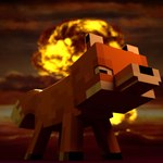 bomb explosion explosives feral front_view fur looking_at_viewer male orange_body orange_fur quadruped raised_head solo spread_legs spreading standing tail cirtuusfruit microsoft minecraft mojang xbox_game_studios canid canine fox fox_(minecraft) mammal 1:1 3d_(artwork) absurd_res digital_media_(artwork) hi_res