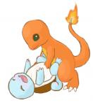 ambiguous_gender blush charmander duo eyes_closed feral male nintendo open_eyes penetration plain_background pokémon reptile scalie sex squirtle turtle video_games white_background
Rating: Explicit
Score: 2
User: Luminocity
Date: February 15, 2014