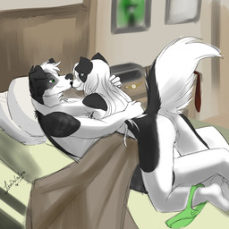 adolescent after_sex age_difference alarm_clock anthro bed bedroom blue_eyes bodily_fluids butt clock clothed clothing clothing_around_one_leg cuddling cum cum_in_vagina cum_inside duo female furniture genital_fluids genitals green_clothing green_eyes green_panties green_underwear male male/female nude older_male panties partially_clothed underwear underwear_around_one_leg underwear_down vulva young young_anthro young_female younger_female lobadelaluna chase_shaferhund sebastian_shaferhund border_collie canid canine canis collie domestic_dog herding_dog mammal pastoral_dog sheepdog 1:1 absurd_res digital_media_(artwork) hi_res daughter_(lore) father_(lore) father_and_child_(lore) father_and_daughter_(lore) incest_(lore) parent_(lore) parent_and_child_(lore) parent_and_daughter_(lore)