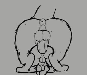 anal anal_penetration anthro anus backsack balls big_penis digitigrade duo genitals huge_penis male male/male penetration penis puffy_anus sex size_difference tail royal_compost mythology nintendo pokemon charizard dragon generation_1_pokemon mythological_creature mythological_scalie pokemon_(species) scalie animated