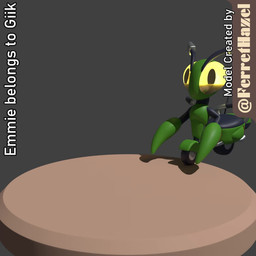 ambiguous_gender green_body headlight_eyes looking_at_viewer machine moped solo turning_around twerking vehicle yellow_sclera ferrethazel emmie_(giik) arthropod insect living_machine mantis 1:1 3d_(artwork) 3d_animation animated digital_media_(artwork) no_sound short_playtime turntable_(animation) video nonbinary_(lore)