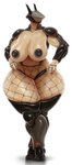 big_breasts black_nipples breasts clothing female fishnet_clothing front_view hand_on_hip huge_breasts huge_thighs machine nipples not_furry slightly_chubby solo thick_thighs wide_hips patacon nyx_(goatguy93) robot 2020 absurd_res digital_media_(artwork) hi_res