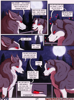 blush blush_lines cheek_tuft confession dialogue duo facial_tuft female feral fluffy golden_gate_bridge heart_symbol horn moon neck_tuft outside red_eyes san_francisco smile speech_bubble text tuft wings parooty leyrune_(parooty) veya_(parooty) border_collie canid canine canis collie demon domestic_dog herding_dog husky mammal nordic_sled_dog pastoral_dog sheepdog spitz succubus comic english_text hi_res