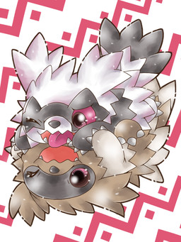 black_body black_fur blush brown_body brown_fur cuddling duo feral fur hug one_eye_closed tongue tongue_out white_body white_fur wink 4byedfjwhxkcvtj nintendo pokemon canid galarian_form galarian_zigzagoon generation_3_pokemon generation_8_pokemon mammal pokemon_(species) regional_form_(pokemon) zigzagoon 2020 3:4