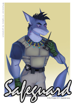 alternate_universe anthro armor badge belt body_armor border bottomwear clothing electronics gloves handwear jewelry male mohawk movie_poster pants pouches purple_eyes shark_fin shark_tail shirt simple_background solo t-shirt text title topwear tribal tribal_jewelry walkie-talkie white_border jato_(artist) drive_(movie) safeguard_(koopa990) sly_cooper_(series) sony_corporation sony_interactive_entertainment sucker_punch_productions dakota_keokuk_(koopa990) aquatic fish shark absurd_res english_text hi_res portrait