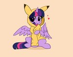 clothing feathered_wings feathers female feral heart_symbol hoodie hooves horn purple_body purple_eyes purple_feathers purple_wings quadruped shadow simple_background sitting solo topwear wings yellow_clothing yellow_hoodie yellow_topwear kittyrosie friendship_is_magic hasbro my_little_pony mythology twilight_sparkle_(mlp) equid equine horse mammal mythological_creature mythological_equine pony winged_unicorn 2021 absurd_res hi_res