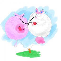 air_inflation air_pump ambiguous_gender belly belly_expansion big_belly big_cheeks black_nose blue_background blue_inner_ear blue_sclera body_inflation cheek_expansion duo expansion feral floating forehead_gem gem held_by_string hose hose_in_mouth hose_inflation huge_belly hyper hyper_belly hyper_inflation immobile inflation pink_ears pink_tail puffed_cheeks purple_body purple_ears purple_inner_ear purple_sclera purple_tail red_gem ribbons_(anatomy) simple_background spherical_inflation stake swelling tail telekinesis white_background white_body white_eyes yamad4man nintendo pokemon eeveelution espeon generation_2_pokemon generation_6_pokemon pokemon_(species) sylveon 1:1 2023 colored digital_media_(artwork) hi_res shaded