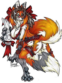 anthro anus bodily_fluids bra breasts cleavage clothed clothing digitigrade dildo female fur genital_fluids genitals heart_symbol looking_at_viewer nipple_slip nipples orange_body orange_fur prismacolor raised_tail sex_toy simple_background solo tail tail_anus underwear vaginal_fluids vulva white_background year fenrir_lunaris vulpes_(fenrir_lunaris) canid canine fox mammal 2007 3:4 traditional_media_(artwork)