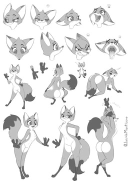 all_fours angry anthro bedroom_eyes biped breasts butt clenched_teeth crouching ears_down featureless_breasts featureless_crotch female fluffy fluffy_tail half-closed_eyes hand_on_hip lidded_eyes looking_at_viewer looking_back looking_back_at_viewer looking_down looking_up mouth_closed mouth_shot multiple_angles narrowed_eyes nude open_mouth open_smile pivoted_ears pose seductive sharp_teeth simple_background smile solo standing tail teeth tongue tongue_out white_background jasminthemanticore dixen_(jasminthemanticore) canid canine fox mammal 2022 absurd_res digital_media_(artwork) full-length_portrait greyscale headshot_portrait hi_res monochrome multiple_images portrait