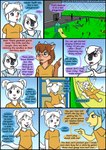 2020 anthro biped black_border border clothing collaboration comic detailed_background dialogue english_text eyes_closed eyewear female fur glasses group hair hi_res kammypup_(artist) lying runt_(artist) shirt speech_bubble standing text topwear