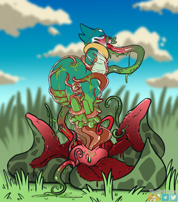 2_tails 3_toes anal anal_penetration bdsm blush bondage bound chastity_cage chastity_device encasement feet feral forced full_foot_pawpads gag genitals looking_pleasured male membrane_(anatomy) multi_tail nasal_penetration nub_chastity_cage oral oral_penetration pawpads penetration penis penis_tentacles permanent_chastity_device plant plant_pred plant_transformation plant_vore restrained restrained_by_tentacles slime solo stuck tail tendrils tentacle_around_arm tentacle_around_leg tentacle_around_penis tentacle_around_tail tentacle_in_ass tentacle_in_mouth tentacle_penetration tentacles toes transformation trapped urethral urethral_penetration vore webbed_feet thecluelessfox nintendo pokemon mokata_(buizel) buizel generation_4_pokemon mammal mustelid otter pokemon_(species) absurd_res hi_res