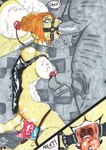 anal anthro armbinder bdsm big_penis binder_(restraint) bodily_fluids bondage bondage_gear bound breasts collar command cum cum_in_mouth cum_inside cum_on_breasts cum_on_leg dildo dominant dominant_male duo facial_piercing fellatio female gag genital_fluids genitals harness harness_gag harness_ring_gag kneeling_oral_position legs_tied looking_up_at_partner male male/female master multiple_angles muzzle_(object) nipple_piercing nipples nose_piercing nose_ring nose_ring_pull nude nude_female nude_male oral overweight overweight_male penile penis petplay piercing piercing_pull princess prison pussy questionable_consent restraints ring_gag ring_piercing roleplay royalty sex sex_dungeon sex_toy shaking side_view slave solo_focus submissive submissive_female sweat tears tongue tongue_out tongue_out_fellatio tongue_piercing training weights whip_mark hcrimsonknight elephant elephantid felid lion mammal pantherine proboscidean 2025 comic hi_res signature traditional_media_(artwork)