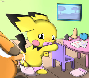 adult_on_baby adult_on_young age_difference ageplay anal anal_penetration anthro anthro_on_anthro anthro_penetrated anthro_penetrating anthro_penetrating_anthro backsack balls biped blush bodily_fluids buttplug clothing cube_(object) cum cum_in_ass cum_inside diaper diaper_down dildo dominant duo ejaculation erection faceless_character faceless_male feral genital_fluids genitals larger_dom larger_male leaking_cum level_difference looking_back male male/male male_penetrated male_penetrating male_penetrating_male neonate object_in_mouth older_male one_sided_climax pacifier pacifier_in_mouth penetration penile penile_penetration penis penis_in_ass plug_(sex_toy) roleplay sex sex_toy sex_toy_background shota size_difference smaller_male smaller_penetrated toddler young young_anthro young_male young_penetrated younger_male younger_penetrated unistar nintendo pokemon generation_1_pokemon generation_2_pokemon mammal pichu pokemon_(species) raichu rodent 2016 absurd_res hi_res signature