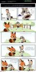 1:2 2019 absurd_res anthro canid canine clothed clothing comic dialogue disney english_text female fox fur hi_res judy_hopps lagomorph leporid male mammal nick_wilde ocerydia rabbit red_fox text true_fox zootopia