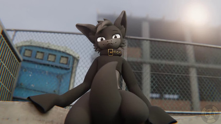 anthro clothing erection fur genitals grey_body looking_at_viewer male open_mouth outside panties penis public public_exposure shirt simple_background sitting slit_penis smile solo tail teasing topwear underwear nuclear54 nuclear54_(character) furred_scalie mammal scalie 16:9 3d_(artwork) 3d_animation animated blender_(artwork) digital_media_(artwork) hi_res no_sound short_playtime webm widescreen